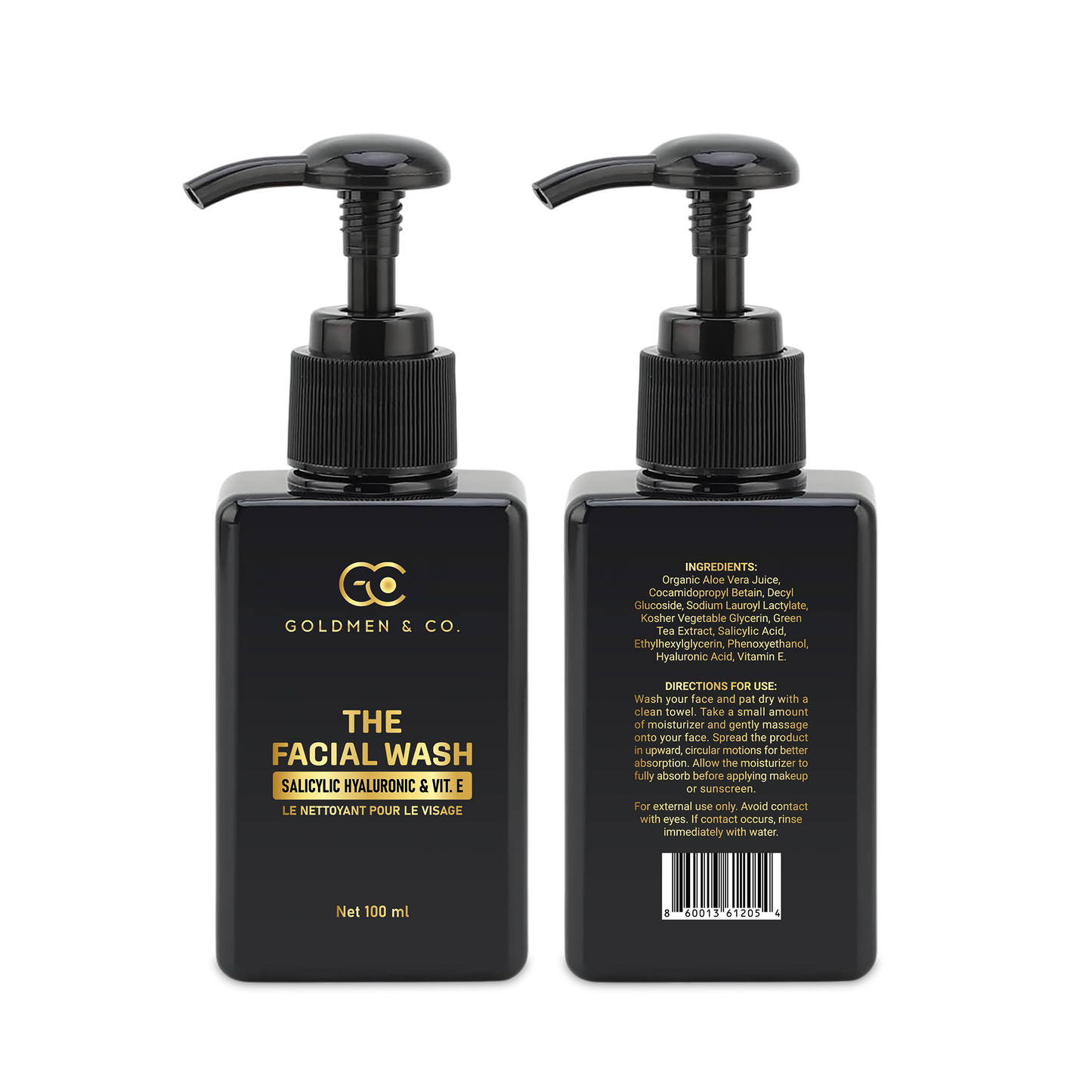 The Facial Wash “Salicylic Hyaluronic, Vitamin E” by Goldmen & Co.